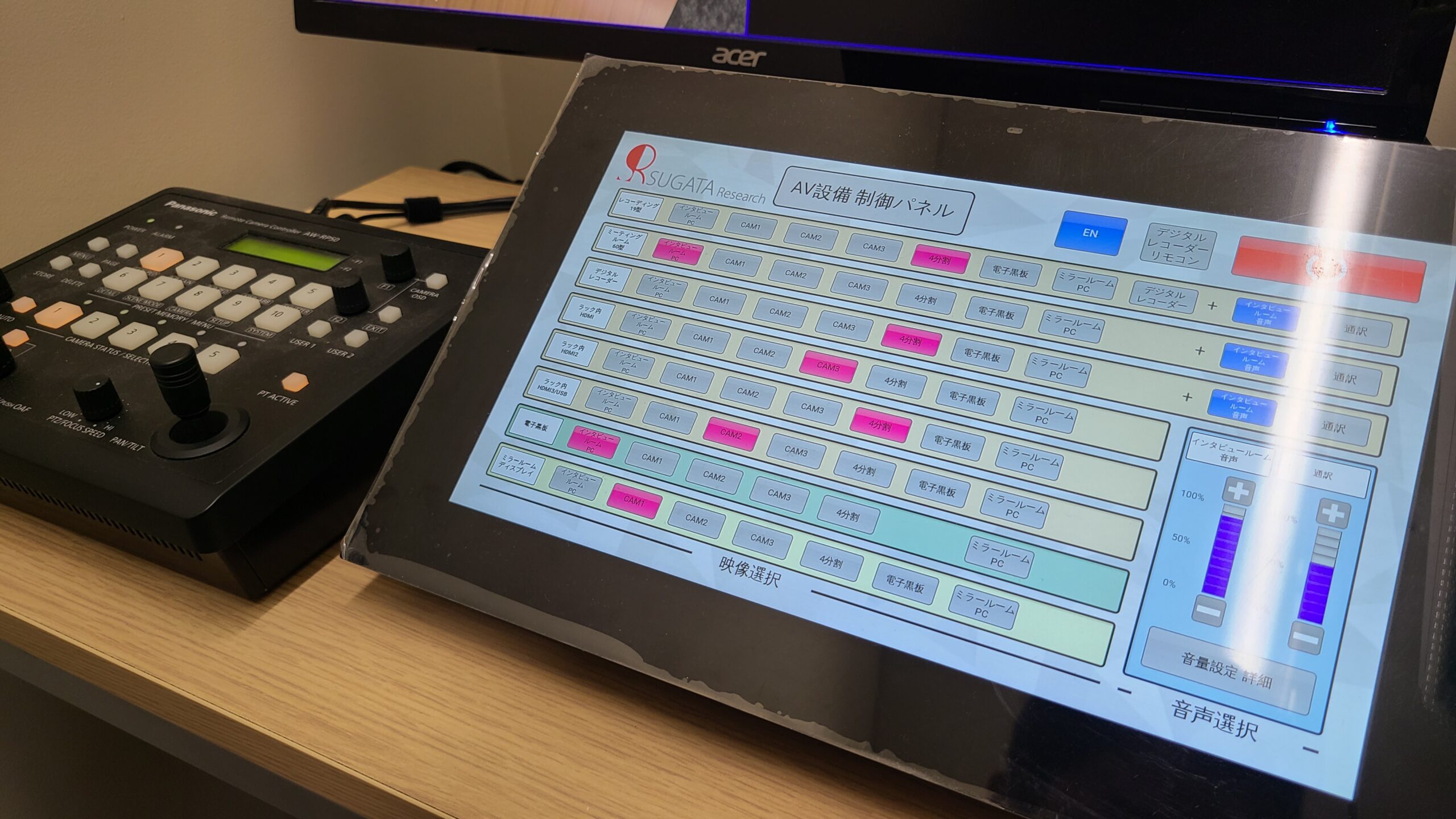 Custom-Build Touch Panel Control System